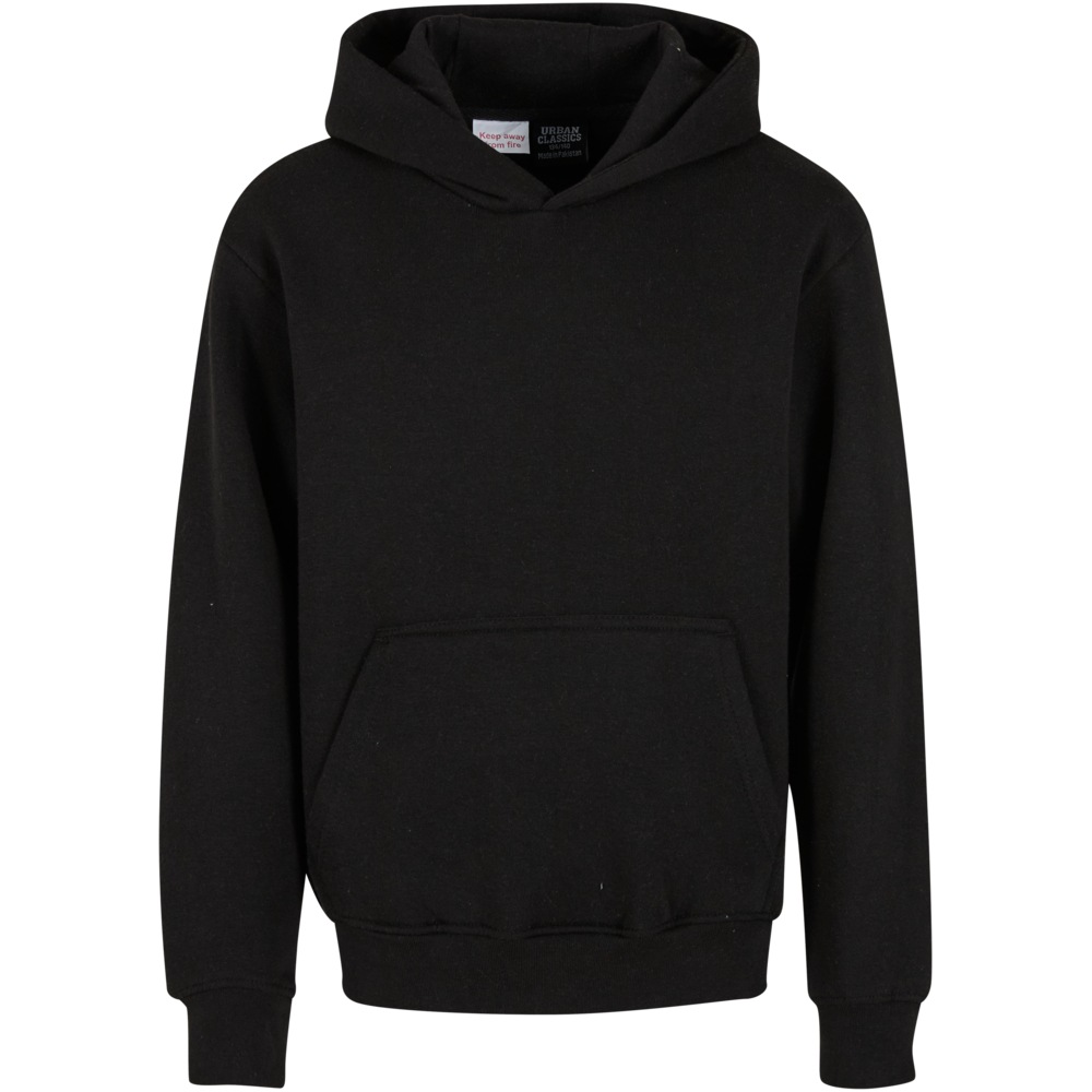 Urban Classics - Basic Essential Kinder hoodie/trui - Zwart